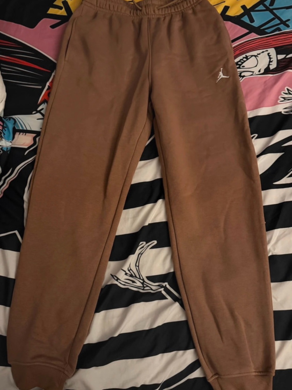 Jordan Kids Tan/Brown Fleece Joggers